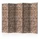 Parawan 5-częściowy - Ceglana przestrzeń II [Room Dividers]