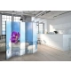 Parawan 5-częściowy - Różowa orchidea i kamienie Zen II [Room Dividers]