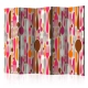 Parawan 5-częściowy - Sztućce - róż i fiolet II [Room Dividers]