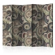 Parawan 5-częściowy - Wytworny ornament [Room Dividers]