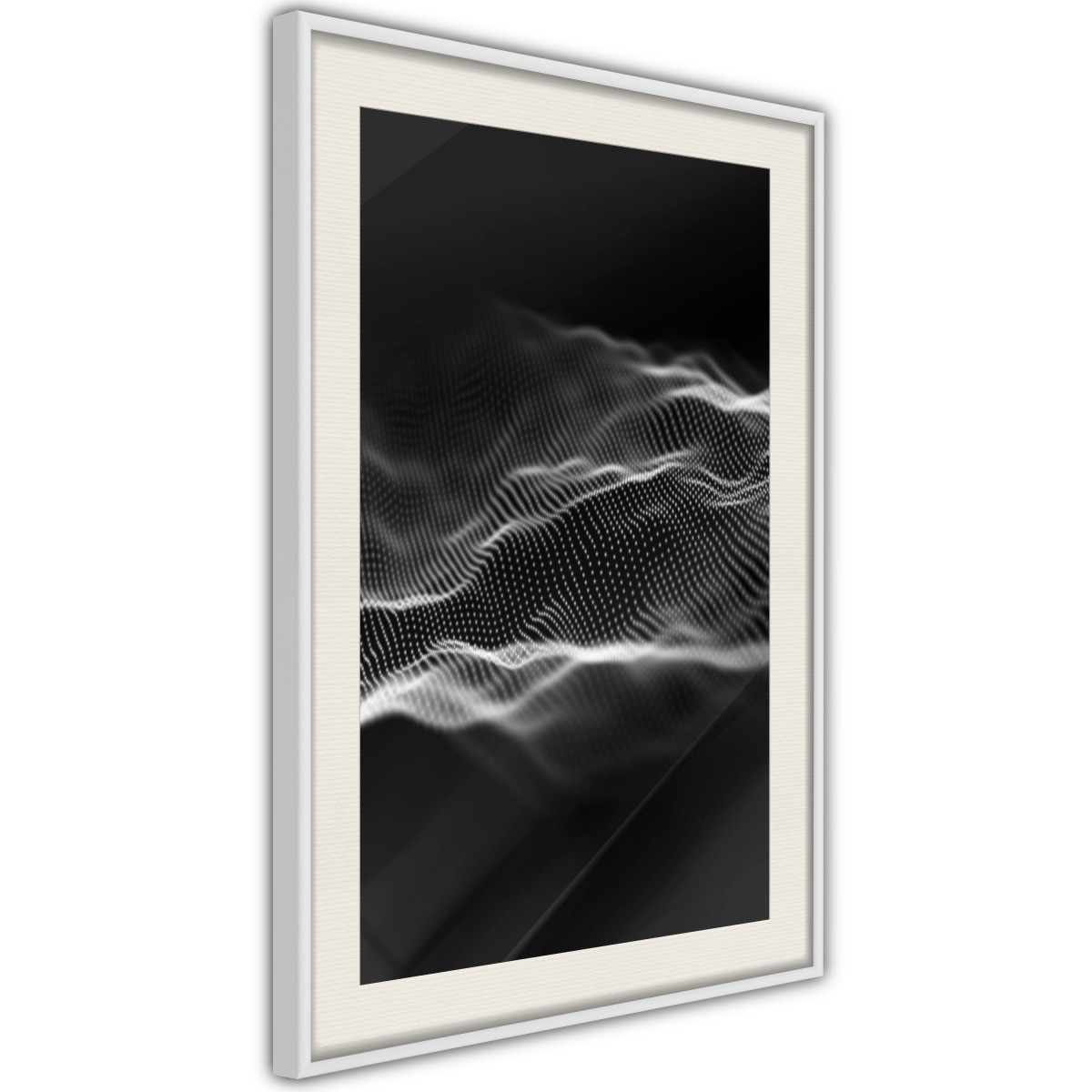 Fala Dźwiękowa Trafia Na Betonową ścianę Plakat - Fala dźwiękowa