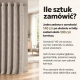 Zasłona gotowa szenilowa półzaciemniająca 140x260 NA PRZELOTKACH kolory (beż, krem, brąz, stal)