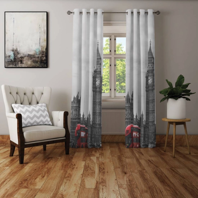 Zasłona BIG BEN na przelotkach 135x250 OSTATNIA SZTUKA